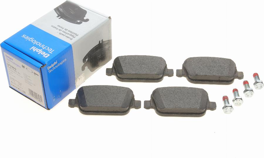 Delphi LP1969 - Brake Pad Set, disc brake parts5.com