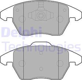 Delphi LP1904 - Brake Pad Set, disc brake parts5.com