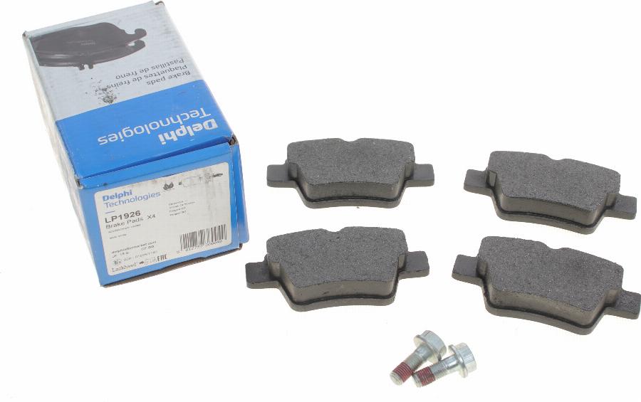 Delphi LP1926 - Brake Pad Set, disc brake parts5.com