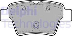 Delphi LP1926 - Brake Pad Set, disc brake parts5.com