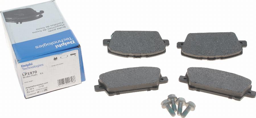 Delphi LP1970 - Brake Pad Set, disc brake parts5.com