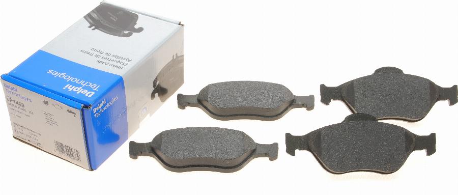 Delphi LP1469 - Brake Pad Set, disc brake parts5.com