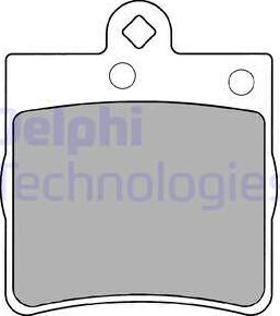 Delphi LP1403 - Brake Pad Set, disc brake parts5.com