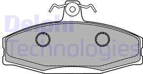 Delphi LP1429 - Brake Pad Set, disc brake parts5.com