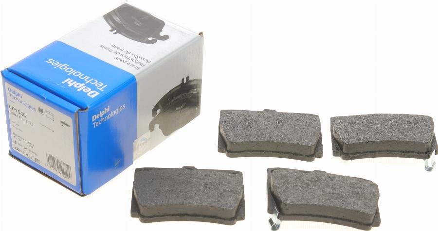 Delphi LP1546 - Brake Pad Set, disc brake parts5.com