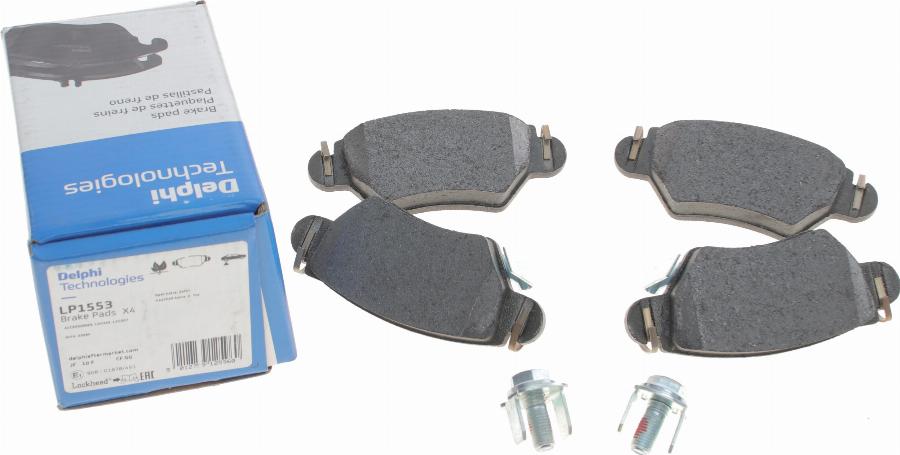 Delphi LP1553 - Brake Pad Set, disc brake parts5.com