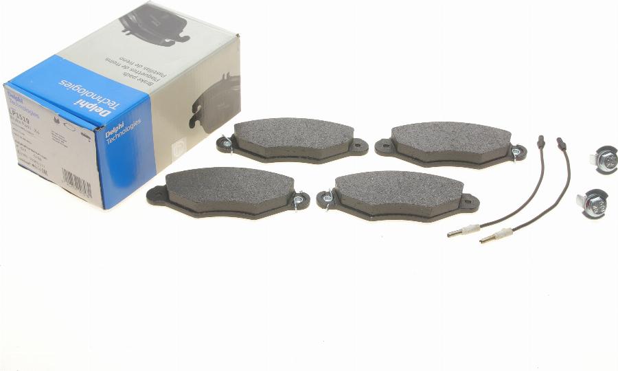 Delphi LP1519 - Brake Pad Set, disc brake parts5.com