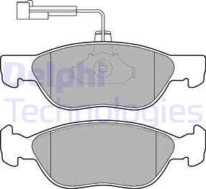 Delphi LP1586 - Fren balata seti, diskli fren parts5.com