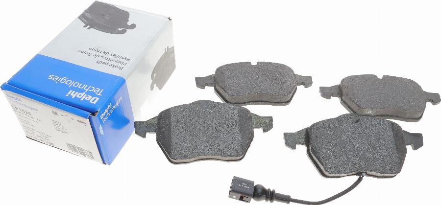 Delphi LP1525 - Brake Pad Set, disc brake parts5.com