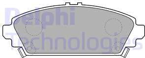 Delphi LP1526 - Brake Pad Set, disc brake parts5.com