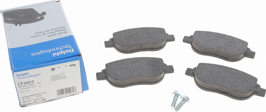 Delphi LP1653 - Brake Pad Set, disc brake parts5.com