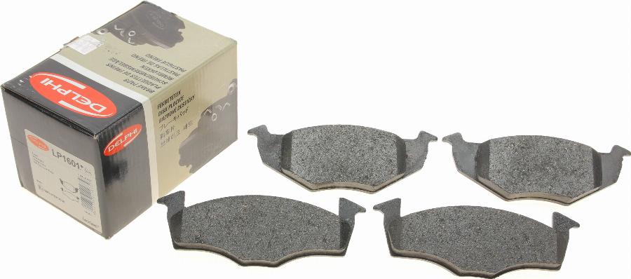 Delphi LP1601 - Brake Pad Set, disc brake parts5.com