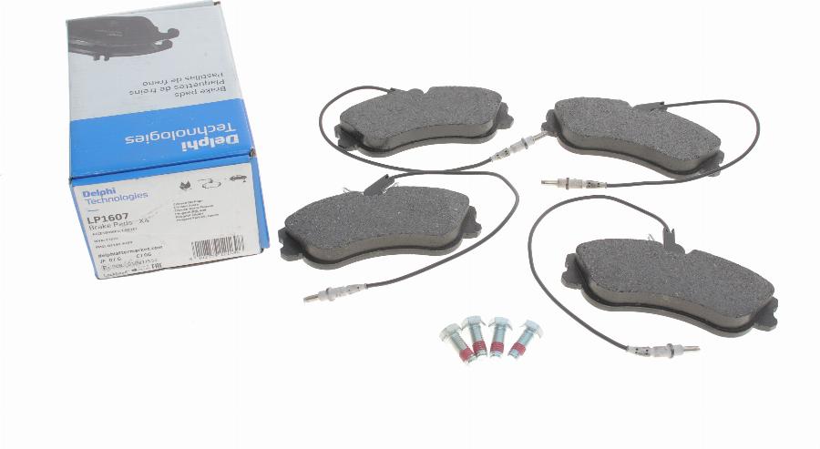 Delphi LP1607 - Brake Pad Set, disc brake parts5.com