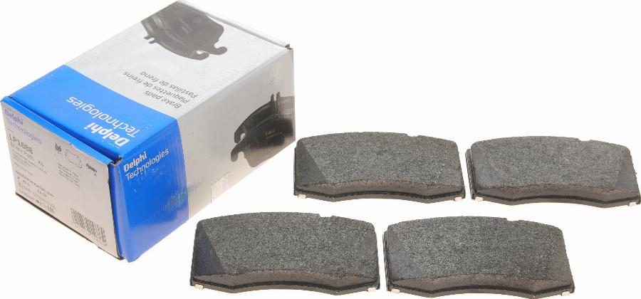 Delphi LP1688 - Brake Pad Set, disc brake parts5.com