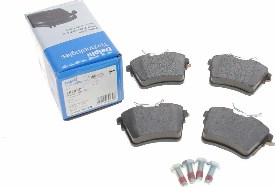 Delphi LP1892 - Brake Pad Set, disc brake parts5.com