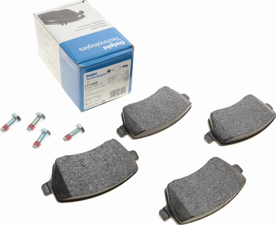 Delphi LP1865 - Brake Pad Set, disc brake parts5.com