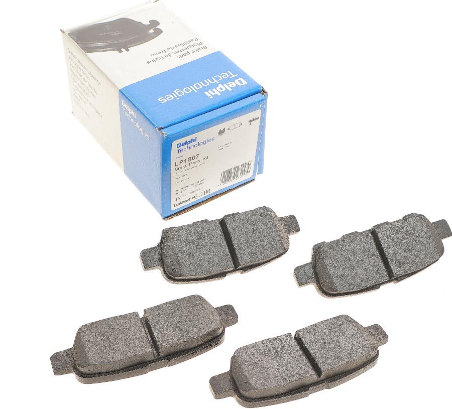 Delphi LP1807 - Brake Pad Set, disc brake parts5.com