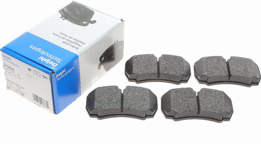 Delphi LP1826 - Brake Pad Set, disc brake parts5.com