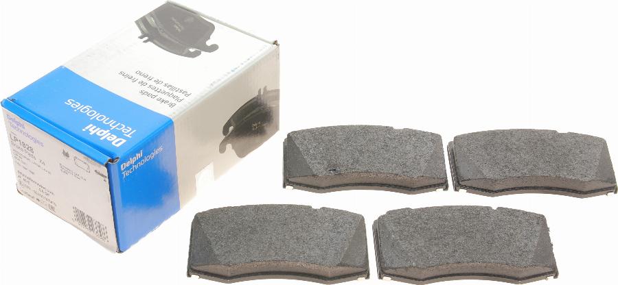 Delphi LP1828 - Brake Pad Set, disc brake parts5.com