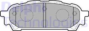 Delphi LP1822 - Set placute frana,frana disc parts5.com