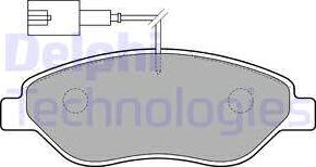 Delphi LP1720 - Brake Pad Set, disc brake parts5.com