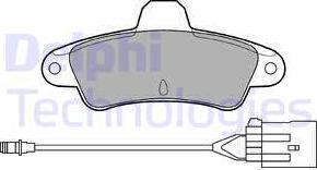 Delphi LP853 - Set placute frana,frana disc parts5.com