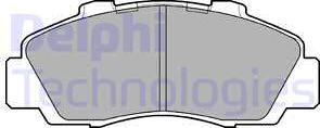 Delphi LP872 - Bremsbelagsatz, Scheibenbremse parts5.com