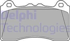 Delphi LP3436 - Set placute frana,frana disc parts5.com