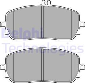 Delphi LP3437 - Komplet kočnih obloga, disk kočnica parts5.com