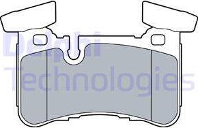 Delphi LP3516 - Piduriklotsi komplekt,ketaspidur parts5.com