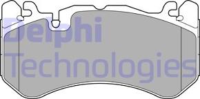 Delphi LP3589 - Brake Pad Set, disc brake parts5.com