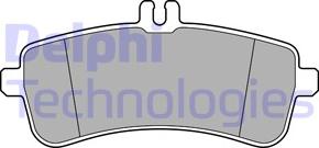 Delphi LP3583 - Brake Pad Set, disc brake parts5.com