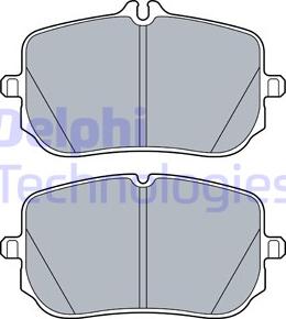 Delphi LP3539 - Komplet kočnih obloga, disk kočnica parts5.com