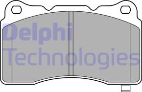 Delphi LP3575 - Σετ τακάκια, δισκόφρενα parts5.com