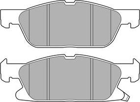 Delphi LP3643 - Brake Pad Set, disc brake parts5.com