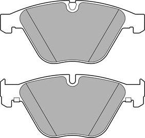 BMW 34112288871 - Set placute frana,frana disc parts5.com