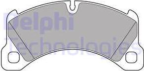 Delphi LP3193 - Brake Pad Set, disc brake parts5.com