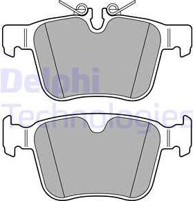 Delphi LP3167 - Komplet pločica, disk-kočnica parts5.com