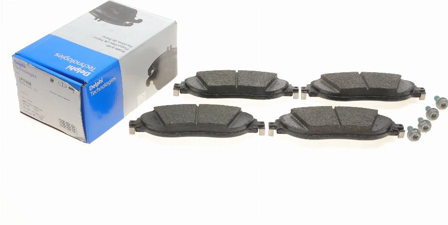 Delphi LP3368 - Brake Pad Set, disc brake parts5.com