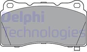 Delphi LP3362 - Σετ τακάκια, δισκόφρενα parts5.com