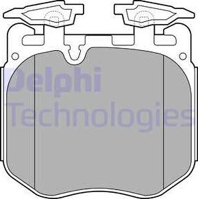 Delphi LP3304 - Piduriklotsi komplekt,ketaspidur parts5.com