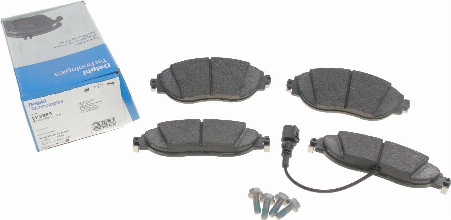 Delphi LP3389 - Brake Pad Set, disc brake parts5.com