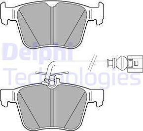 Delphi LP3267 - Set placute frana,frana disc parts5.com