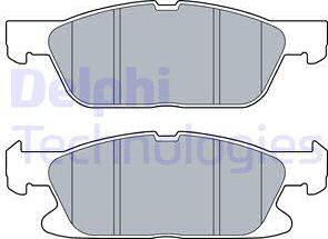 Delphi LP3280 - Brake Pad Set, disc brake parts5.com