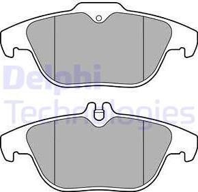 Delphi LP3288 - Komplet zavornih oblog, ploscne (kolutne) zavore parts5.com