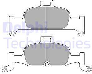 Delphi LP3239 - Set placute frana,frana disc parts5.com