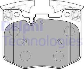 Delphi LP3235 - Brake Pad Set, disc brake parts5.com