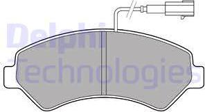 Delphi LP2492 - Set placute frana,frana disc parts5.com