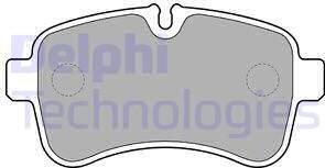 Delphi LP2040 - Set placute frana,frana disc parts5.com