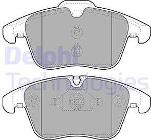 Delphi LP2065 - Jarrupala, levyjarru parts5.com